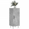 Sideboard Egido aus betongrauem Holz, 34,5x34x90cm