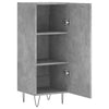 Sideboard Egido aus betongrauem Holz, 34,5x34x90cm