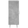 Sideboard Egido aus betongrauem Holz, 34,5x34x90cm