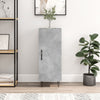 Sideboard Egido aus betongrauem Holz, 34,5x34x90cm