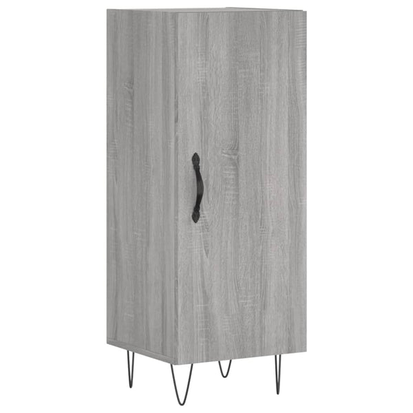 Graues Sideboard Egido 34,5x34x90cm (Holz)