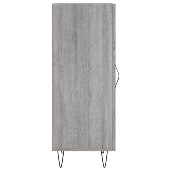 Graues Sideboard Egido 34,5x34x90cm (Holz)