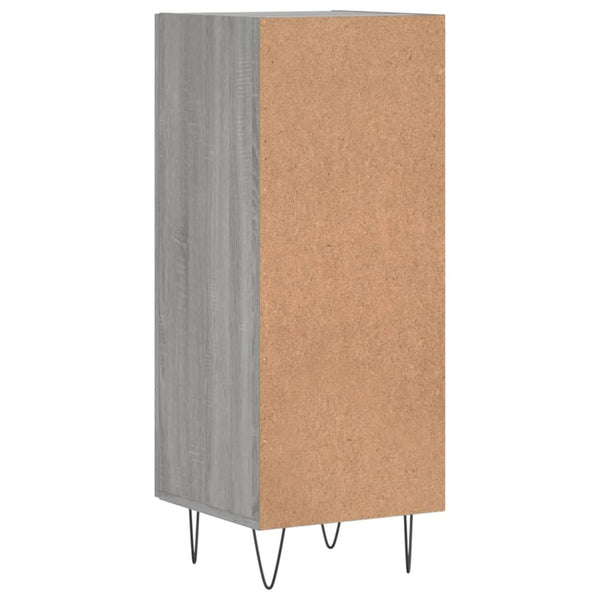 Graues Sideboard Egido 34,5x34x90cm (Holz)
