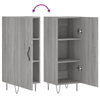 Graues Sideboard Egido 34,5x34x90cm (Holz)