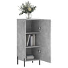 Betongraues Sideboard Ielcita 34,5x34x90cm (Holz)