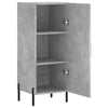 Betongraues Sideboard Ielcita 34,5x34x90cm (Holz)