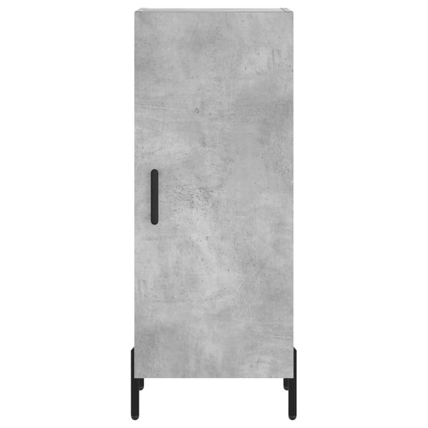 Betongraues Sideboard Ielcita 34,5x34x90cm (Holz)