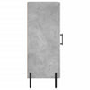 Betongraues Sideboard Ielcita 34,5x34x90cm (Holz)
