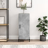 Betongraues Sideboard Ielcita 34,5x34x90cm (Holz)