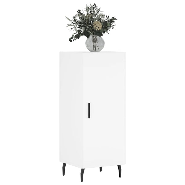 Weißes Sideboard Zmioara 34,5x34x90cm (Holz)