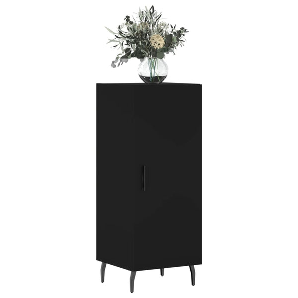 Schwarze Kommode Zmioara 34,5x34x90cm (Holz)