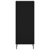 Schwarze Kommode Zmioara 34,5x34x90cm (Holz)