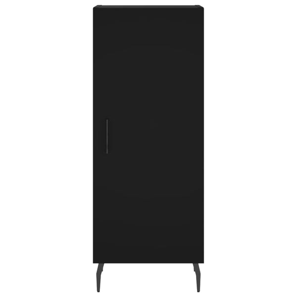 Schwarze Kommode Zmioara 34,5x34x90cm (Holz)