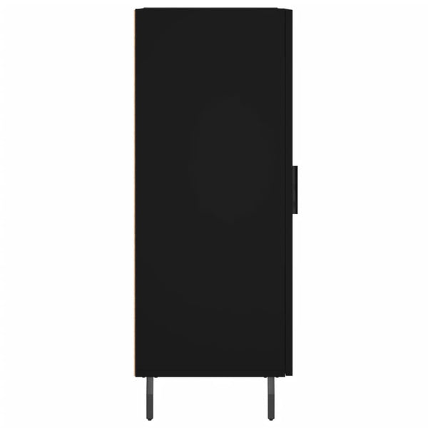 Schwarze Kommode Zmioara 34,5x34x90cm (Holz)