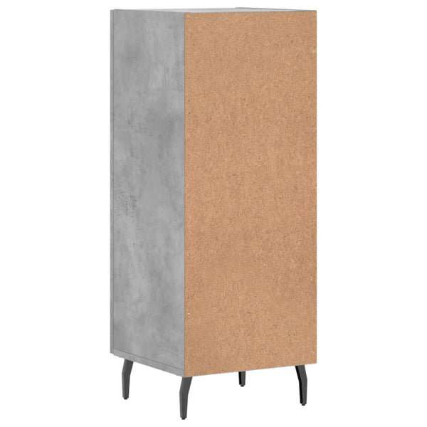 Betongraues Sideboard Zmioara 34,5x34x90cm (Holz)