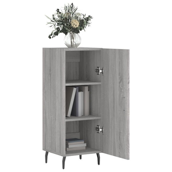 Graues Sideboard Zmioara 34,5x34x90cm (Holz)