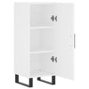 Weißes Sideboard Romello 34,5x34x90cm (Holz)