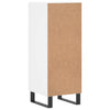 Weißes Sideboard Romello 34,5x34x90cm (Holz)