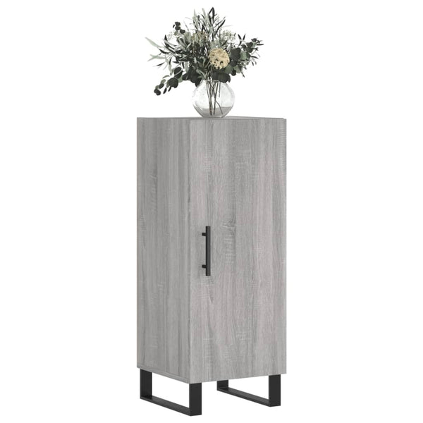 Graues Sideboard Romello 34,5x34x90cm (Holz)