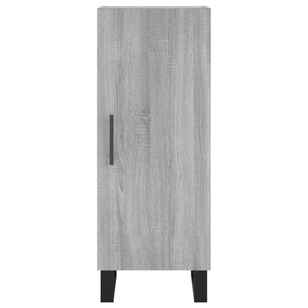 Graues Sideboard Romello 34,5x34x90cm (Holz)