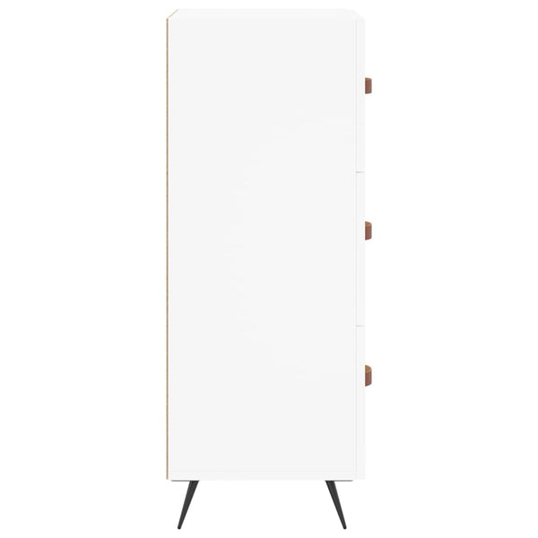 Weiße Kommode Bahtiar 34,5x34x90cm (Holz)