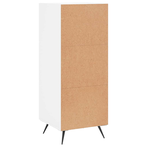 Weiße Kommode Bahtiar 34,5x34x90cm (Holz)