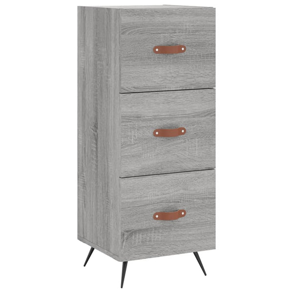 Graues Sideboard Bahtiar 34,5x34x90cm (Holz)