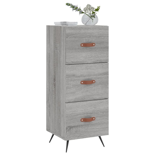 Graues Sideboard Bahtiar 34,5x34x90cm (Holz)