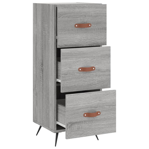Graues Sideboard Bahtiar 34,5x34x90cm (Holz)
