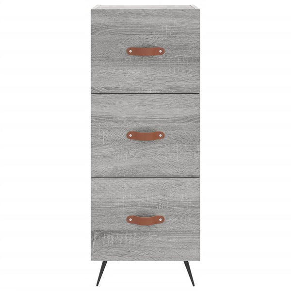 Graues Sideboard Bahtiar 34,5x34x90cm (Holz)