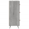 Graues Sideboard Bahtiar 34,5x34x90cm (Holz)