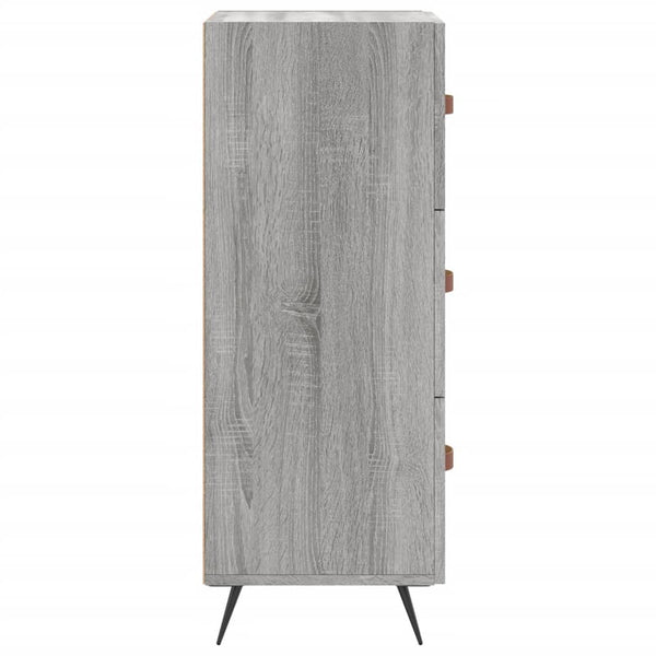 Graues Sideboard Bahtiar 34,5x34x90cm (Holz)