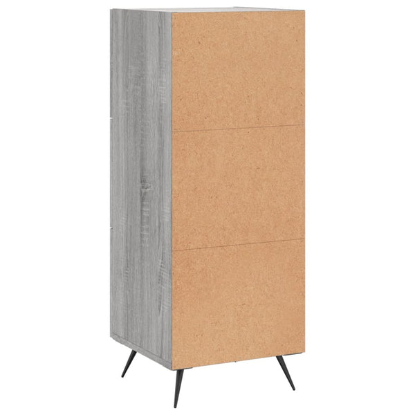 Graues Sideboard Bahtiar 34,5x34x90cm (Holz)