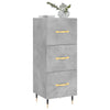 Betongraues Sideboard Machedon 34,5x34x90cm (Holz)