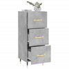 Betongraues Sideboard Machedon 34,5x34x90cm (Holz)