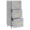 Betongraues Sideboard Machedon 34,5x34x90cm (Holz)