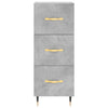 Betongraues Sideboard Machedon 34,5x34x90cm (Holz)