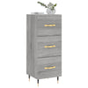 Graues Sideboard Machedon 34,5x34x90cm (Holz)