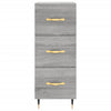 Graues Sideboard Machedon 34,5x34x90cm (Holz)