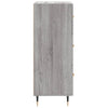 Graues Sideboard Machedon 34,5x34x90cm (Holz)