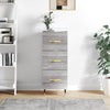 Graues Sideboard Machedon 34,5x34x90cm (Holz)