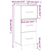 Betongraues Sideboard Nadyde 34,5x34x90cm (Holz)