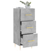 Betongraues Sideboard Nadyde 34,5x34x90cm (Holz)