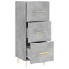 Betongraues Sideboard Nadyde 34,5x34x90cm (Holz)