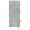 Betongraues Sideboard Nadyde 34,5x34x90cm (Holz)