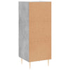 Betongraues Sideboard Nadyde 34,5x34x90cm (Holz)