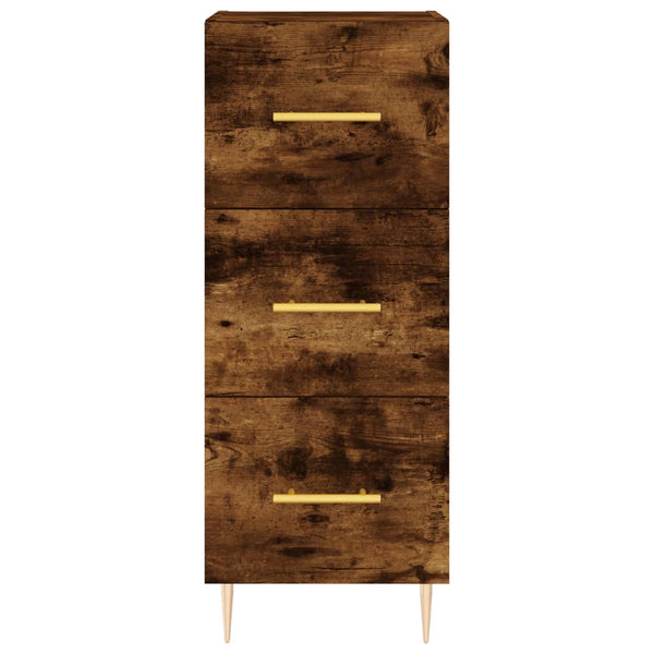 Anrichte Nadyde aus Räuchereiche 34,5x34x90cm (Holz)