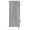 Graues Sideboard Nadyde 34,5x34x90cm (Holz)