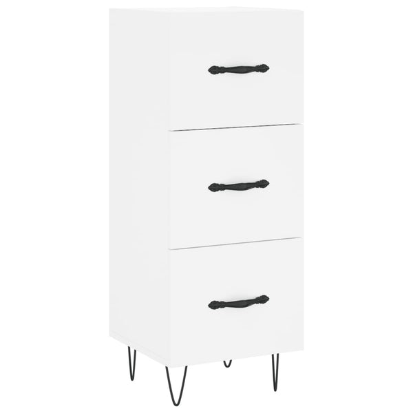 Weißes Sideboard Ciolac 34,5x34x90cm (Holz)
