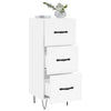 Weißes Sideboard Ciolac 34,5x34x90cm (Holz)